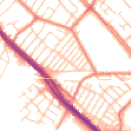Daytime road noise heatmap for L19 1RG