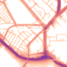 Daytime road noise heatmap for L19 1RL