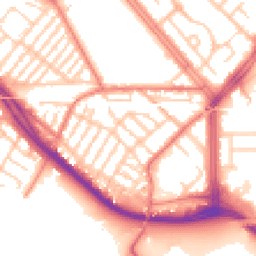 Daytime road noise heatmap for L19 1RN