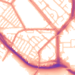 Daytime road noise heatmap for L19 1RP