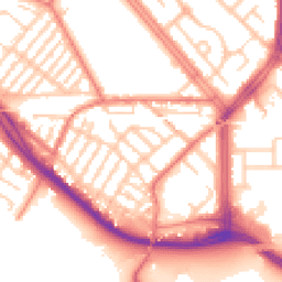 Daytime road noise heatmap for L19 1RR