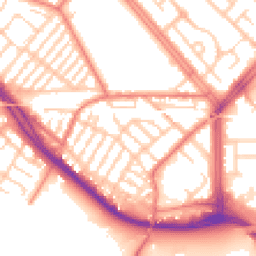 Daytime road noise heatmap for L19 1RS
