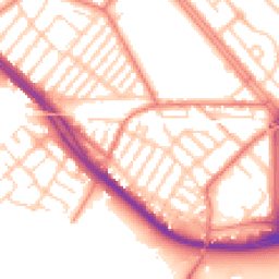 Daytime road noise heatmap for L19 1RT