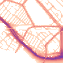 Daytime road noise heatmap for L19 1RU