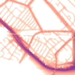 Daytime road noise heatmap for L19 1RX