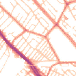 Daytime road noise heatmap for L19 1SP