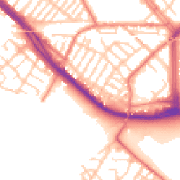 Daytime road noise heatmap for L19 2AB