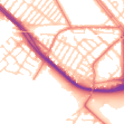 Daytime road noise heatmap for L19 2AD