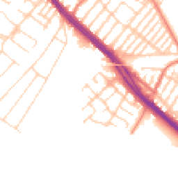 Daytime road noise heatmap for L19 2HG
