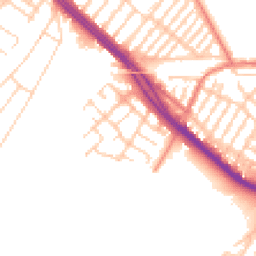Daytime road noise heatmap for L19 2HJ