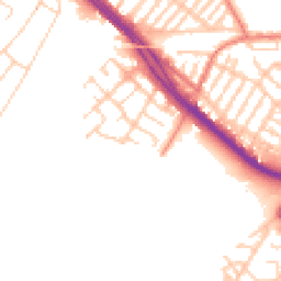 Daytime road noise heatmap for L19 2HR
