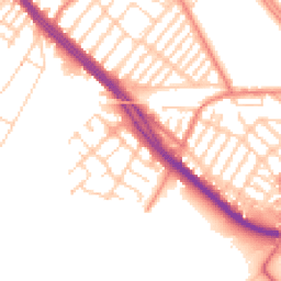 Daytime road noise heatmap for L19 2HS