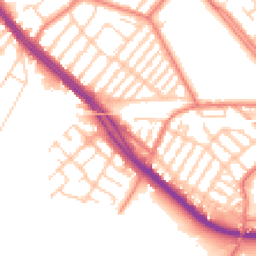 Daytime road noise heatmap for L19 2JJ