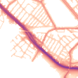 Daytime road noise heatmap for L19 2LD
