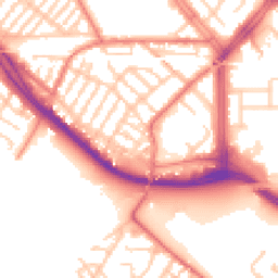 Daytime road noise heatmap for L19 2LS