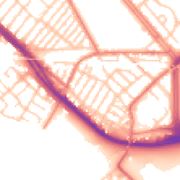 Daytime road noise heatmap for L19 2NB