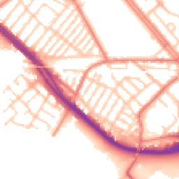 Daytime road noise heatmap for L19 2NE