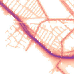 Daytime road noise heatmap for L19 2NP