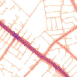 Daytime road noise heatmap for L19 3PG