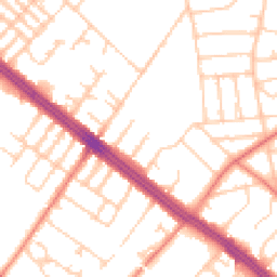 Daytime road noise heatmap for L19 3PH