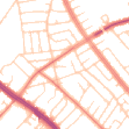 Daytime road noise heatmap for L19 3PP