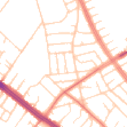 Daytime road noise heatmap for L19 3PT