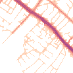 Daytime road noise heatmap for L19 3QB