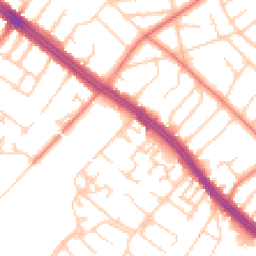 Daytime road noise heatmap for L19 3QH
