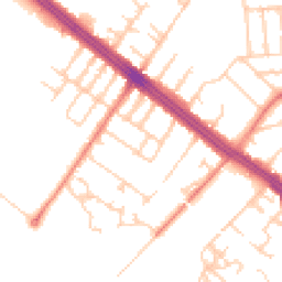 Daytime road noise heatmap for L19 3RA