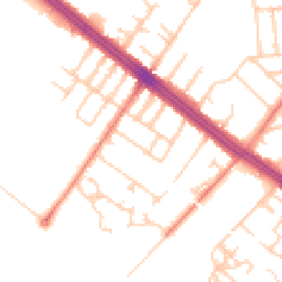 Daytime road noise heatmap for L19 3RB