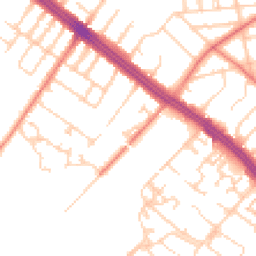 Daytime road noise heatmap for L19 3RG