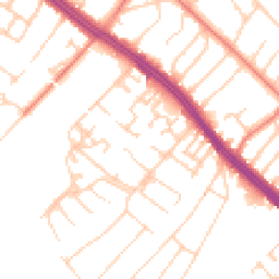 Daytime road noise heatmap for L19 3RS