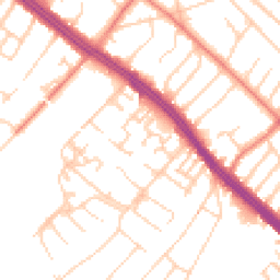 Daytime road noise heatmap for L19 3RW