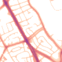 Daytime road noise heatmap for L19 4AE