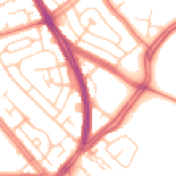 Daytime road noise heatmap for L19 4TH