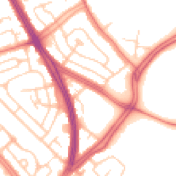 Daytime road noise heatmap for L19 4TX