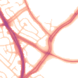 Daytime road noise heatmap for L19 4UA