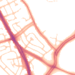 Daytime road noise heatmap for L19 4UB