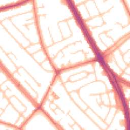 Daytime road noise heatmap for L19 4UJ