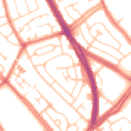 Daytime road noise heatmap for L19 4UL
