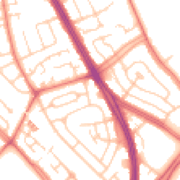Daytime road noise heatmap for L19 4UP