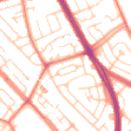 Daytime road noise heatmap for L19 4UR