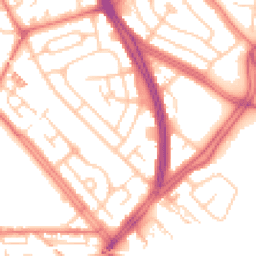 Daytime road noise heatmap for L19 4XA