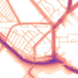 Daytime road noise heatmap for L19 5ND