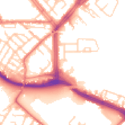 Daytime road noise heatmap for L19 5NL
