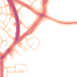 Daytime road noise heatmap for L19 5NN