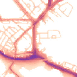 Daytime road noise heatmap for L19 5NP