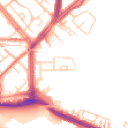 Daytime road noise heatmap for L19 5NR