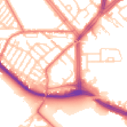 Daytime road noise heatmap for L19 5NU