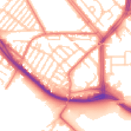 Daytime road noise heatmap for L19 5PD